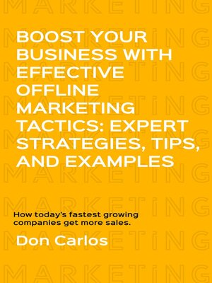 cover image of Boost Your Business with Effective Offline Marketing Tactics